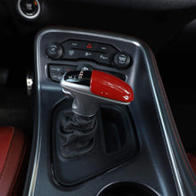 Voodonala for Challenger Charger Gear Shift Trim Knob for 2015-2020 Dodge Challenger Charger, ABS Red