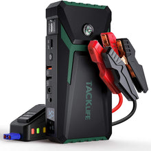 TACKLIFE T8-Newer Model 800A Peak 18000mAh Car Jump Starter with LCD Display (up to 7.0L Gas, 5.5L Diesel Engine), 12V Auto Battery Booster with Smart Jumper Cable, Quick Charger