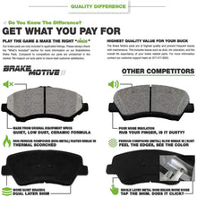 SCITOO Ceramic Disc Brake Pads Set fit 2003-2008 Honda Pilot
