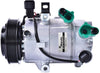 New Mando 10A1536 AC Compressor with Clutch Original Equipment (Pre-filled Oil)