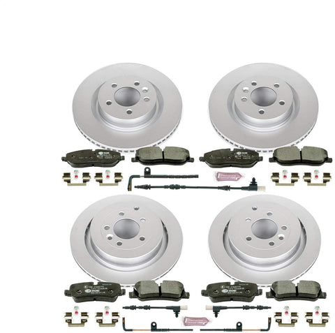 Power Stop ESK6048 Front & Rear Euro-Stop Brake Kit L& Rover