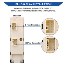 Power Window Switch Compatible with 2004-2012 Chevrolet Chevy Colorado | 2004-2012 GMC Canyon | 2006-2010 Hummer H3 | 2009-2010 Hummer H3T 25779767