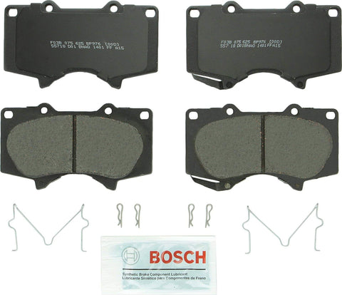 Bosch BP976 QuietCast Premium Disc Brake Pad Set For: Lexus GX460, GX470; Mitsubishi Montero, Montero Sport; Toyota 4Runner, FJ Cruiser, Sequoia, Tacoma, Tundra, Front