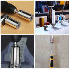 Universal Socket Wrench Set, Magical Grip Socket Set Fits Standard 1/4'' - 3/4'' Metric 7mm-19mm, with Multi-Function Ratchet Wrench Power Drill Adapter Unisex Best Gift for Father's Day