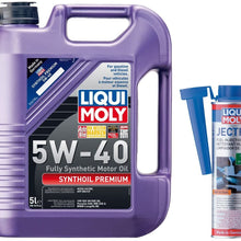 Liqui Moly Premium 5W-40 Synthetic Motor Oil & Jectron Fuel Injection Cleaner Combo 2041 2007