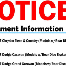 Detroit Axle - 281mm Front Disc Brake Kit Rotors w/Ceramic Pads w/Hardware & Brake Kit Cleaner Replacement for 2001-2007 Town & Country - [01-07 Dodge Caravan] - 01-07 Dodge Grand Caravan