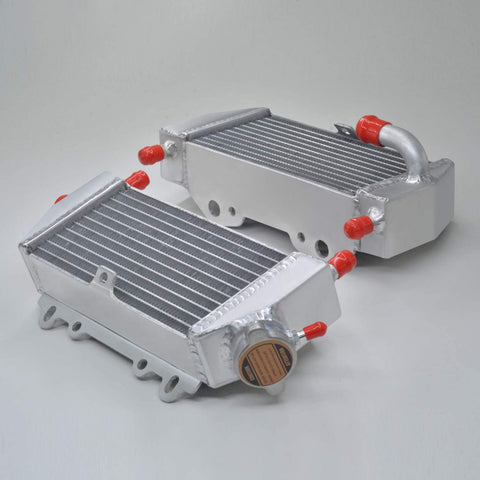 010D aluminum alloy radiator radiator compatible with Kawasaki KX250 KX 250 2-stroke 1999-2002 (with stopper+capless)