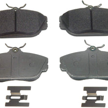 Wagner ThermoQuiet MX601 Semi-Metallic Disc Pad Set With Installation Hardware, Front