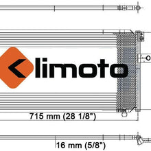 Klimoto Condenser | fits Nissan Altima 1993-1997 2.4L L4 | Replaces 921101E400 921101E410 921102B000