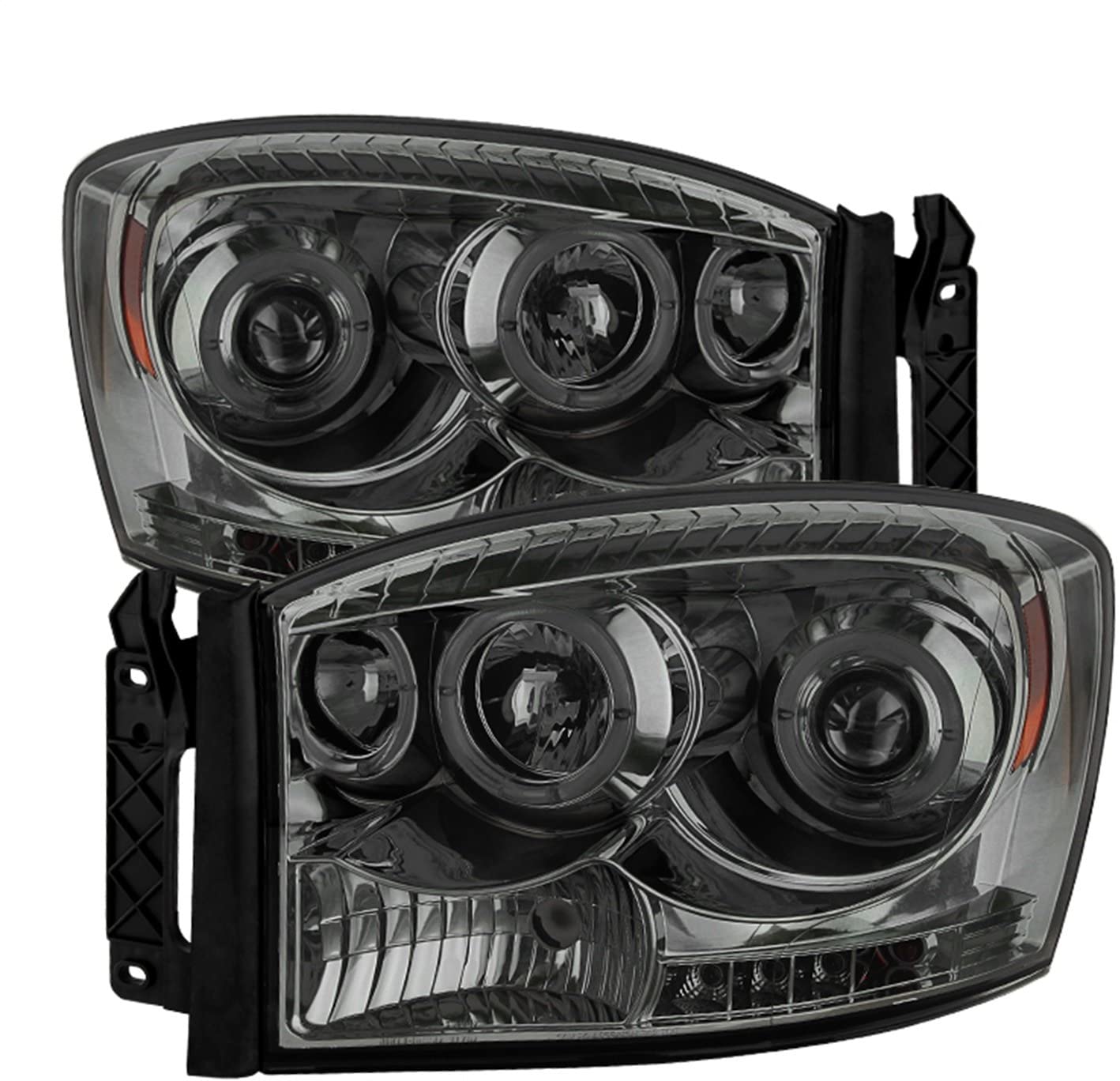 Spyder Auto 5010025 LED Halo Projector Headlights Chrome/Smoked