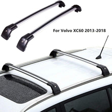 Roof Rack Cross Bars Compatible for Volvo XC60 2013-2018/2015-2019 Lincoln MKC with Side Rails, Rooftop Luggage Cargo Bag Carrier Crossbars Carrying Bike Canoe Kayak