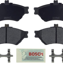 Bosch BE659H Blue Disc Brake Pad Set with Hardware for 1995-97 Ford Crown Victoria, Lincoln Town Car, and Mercury Grand Marquis - FRONT