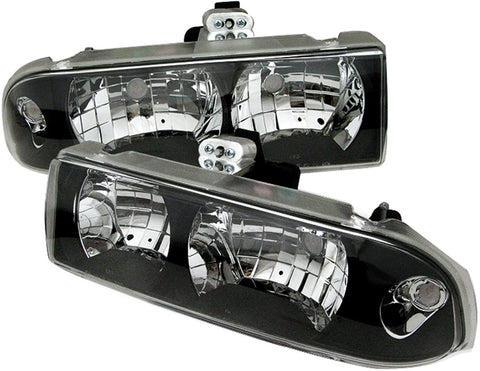 Spyder Auto 333-CS1098-BK Crystal Headlight