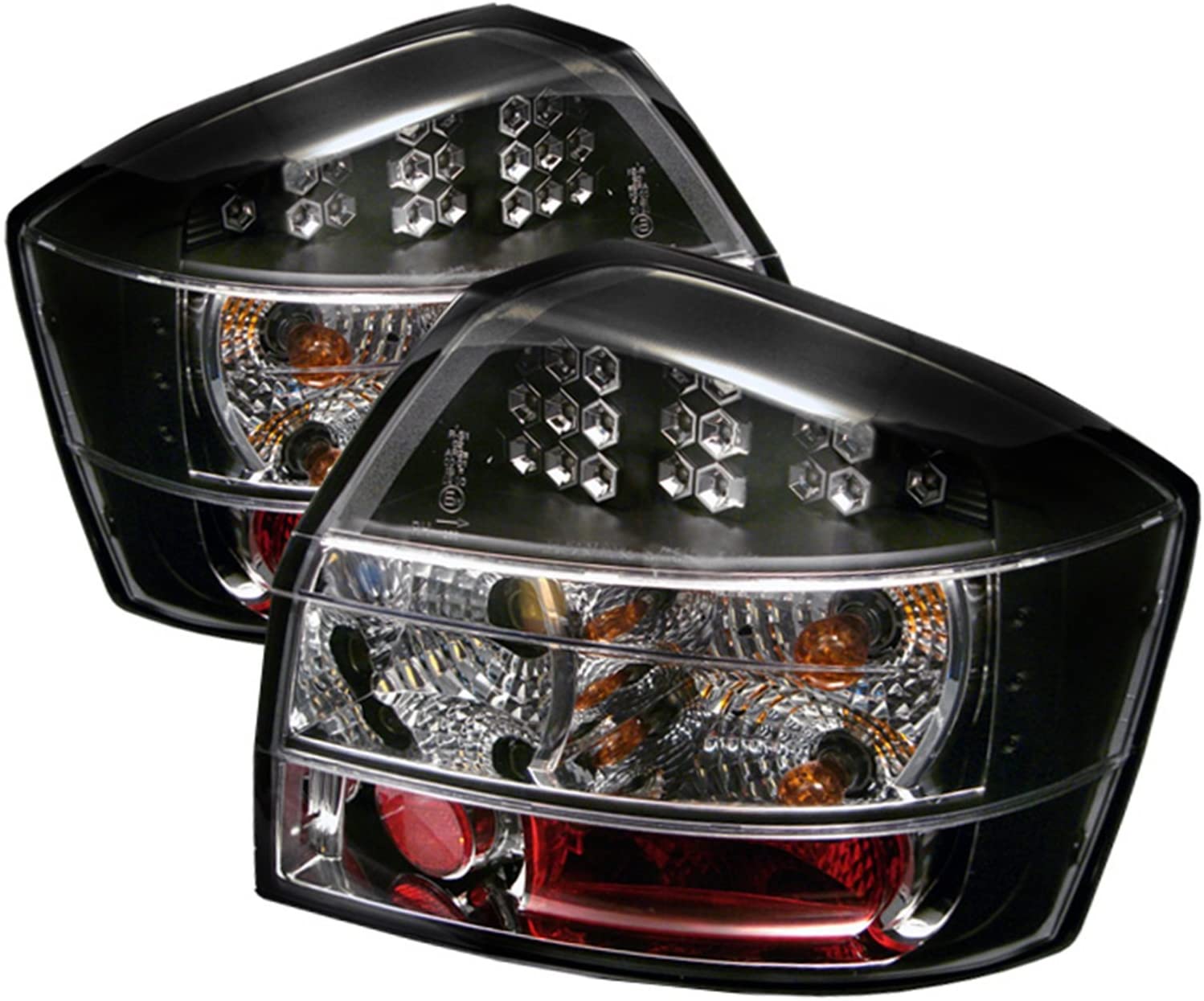 Spyder Audi A4 02-05 LED Tail Lights - Black (Black)