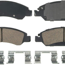 Wagner QuickStop ZD1363 Ceramic Disc Pad Set Includes Pad Installation Hardware, Front