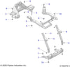 Polaris Support Cast Radiator, Genuine OEM Part 5632356, Qty 1