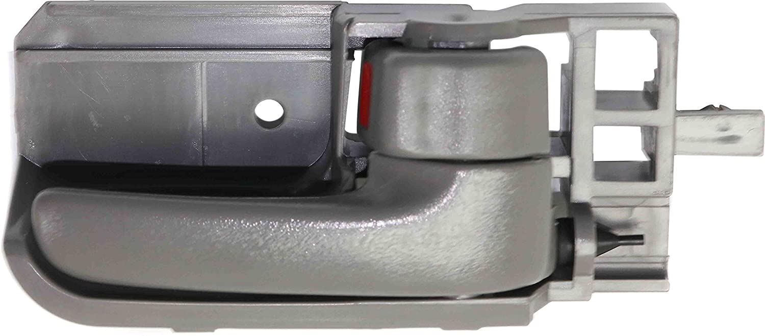 Interior Door Handle compatible with COROLLA/MATRIX 03-08 / TACOMA 05-12 Front OR Rear RH Inside Gray Plastic
