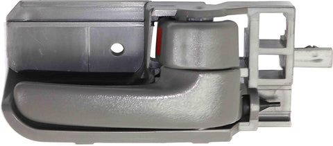 Interior Door Handle compatible with COROLLA/MATRIX 03-08 / TACOMA 05-12 Front OR Rear RH Inside Gray Plastic