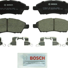 Bosch BC1592 QuietCast Premium Ceramic Disc Brake Pad Set For Nissan: 2015-2016 Micra, 2013-2014 Tiida, 2012-2017 Versa, 2014-2017 Versa Note; Front