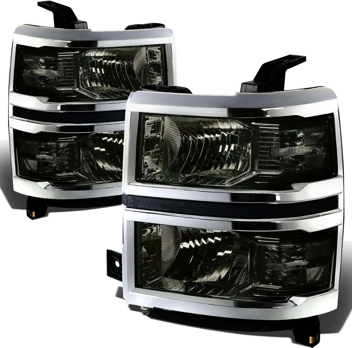 DNA Motoring HL-OH-CSIL14-SM-CL1 Headlight Assembly (Driver & Passenger Side)