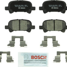 Bosch BC828 QuietCast Premium Ceramic Disc Brake Pad Set For Toyota: 2000-2007 Avalon, 2000-2006 Camry, 2000-2008 Solara; Rear