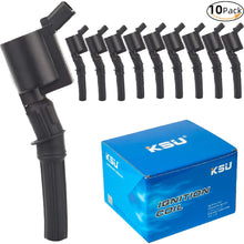 KSU High Performance Ignition Coil Pack Compatible With Ford EXPEDITION EXPLORER F-150 F-250 F-350 F-450 CROWN VICTORIA E-150 E-250 E-350 E-450 MUSTANG THUNDERBIRD LINCOLN MERCURY 4.6L 5.4L V8 DG508