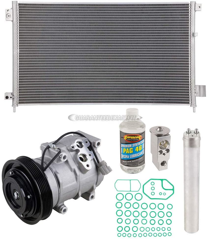 A/C Kit w/AC Compressor Condenser & Drier For Honda Accord Sedan V6 2003 2004 2005 2006 2007 - BuyAutoParts 60-82468CK New