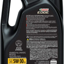 Castrol 03084C Edge 5W-30 Advanced Full Synthetic Motor Oil, 5 Quart
