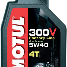 Motul 300V 4T Factory Line 5W40 Synthetic Motorcycle Oil 1L (Pack of 2)