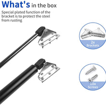 OTUAYAUTO 10mm Ball Stud Bracket for Gas Spring/Prop/Lift Support/Struts, 2Pcs