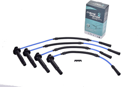 Cable Master Performance Spark Plug Wires Compatible with Subaru Forester Impreza Legacy Outback Subaru Baja 2.2L 2.5L