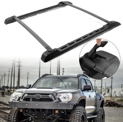 GZYF Car Auto Roof Rack Cross Bar 125 Lbs Max Load Roof Top Rail Luggage Rack Compatible with Toyota Tacoma Double Cab 2005-2020