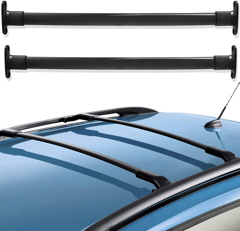 OTUAYAUTO Roof Rack Crossbars Replacement for 2016-2019 Ford Explorer, Luggage Racks Cross Bars, Black Matte Roof Racks