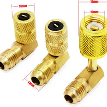 OCR 8Pcs Air Conditioner Refrigeration Adapter Hose R134A R12 Converting Fitting Adapters Set