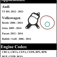 2.5L Vacuum Pump Seal Kit/rebuild Power Steering Seals compatible for Volkswagen Jetta, Beetle, New Beetle, Golf, Rabbit, Passat, and Audi TT RS,replace of 07K145215A 07K145100B 07K145100G 2PCS