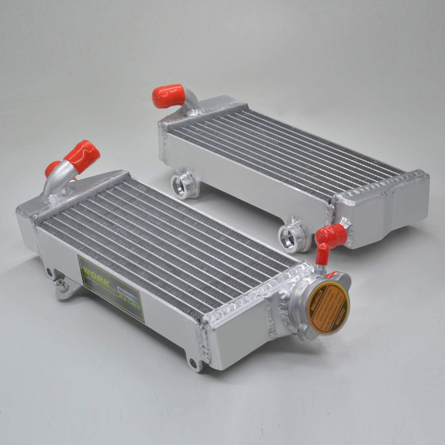 047D aluminum radiator compatible with KTM 125/150/200/250/300 SX/XC/XC-W 2013 2014 13 14 (with stopper+capless) (with stopper+capless)