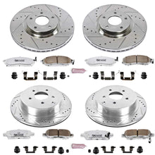 Power Stop K6237-26 Front & Rear Z26 Street Warrior Brake Kit Infiniti