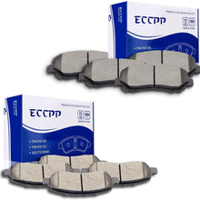 Brake Pads, ECCPP 8pcs Ceramic Disc Brake Kits fit for 2013-2016 Dodge Dart