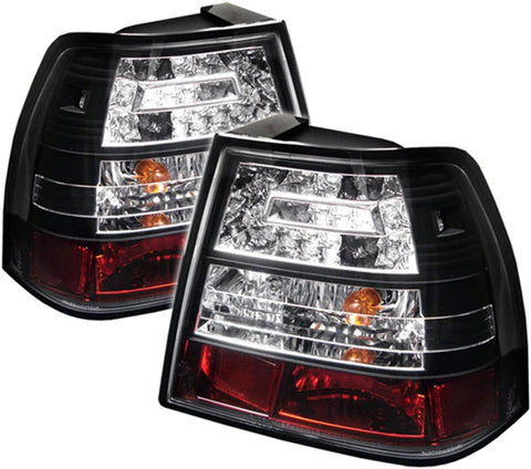 Spyder 5008411 Volkswagen Jetta 99-04 LED Tail Lights - Black