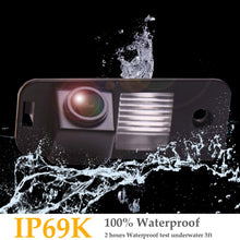 HD 1280x720p Reversing Camera Integrated in Number Plate Light License Rear View Backup Camera Waterproof Night Vision for Hyundai Santa Fe IX25 2014 2015 Azera Carens Creta