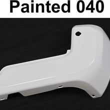Rear Bumper Ends Painted 040 Super White W/Sensor Set For Toyota Tacoma TO1105138 TO1104138