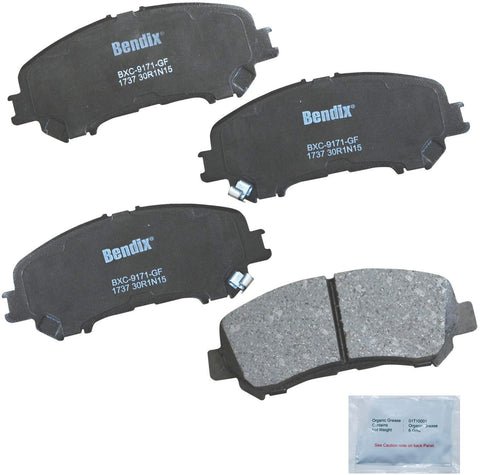 Bendix Premium Copper Free CFC1737 Premium Copper Free Ceramic Brake Pad (Front)