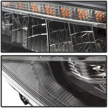 Carpart4u - Full LED Sequential DRL Headlights for Honda Civic 16-18 - Black/Clear Lens