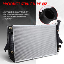 Replacement for 96-05 Chevy Astro/GMC Safari AT Lightweight OE Style Full Aluminum Core Radiator DPI 2003