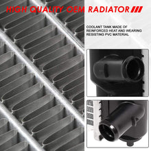 13303 OE Style Aluminum Core Radiator Replacement for Nissan March Micra Versa Note 12-19