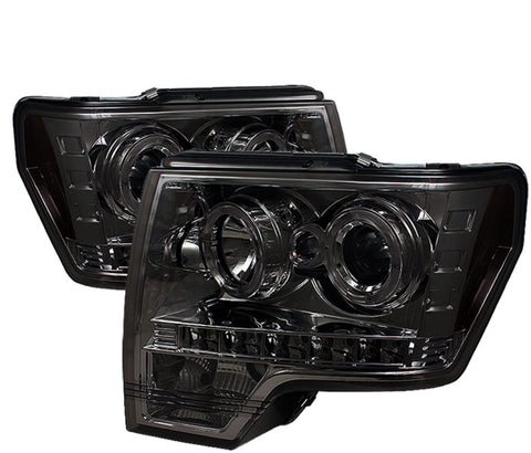 Spyder Auto 5010254 LED Halo Projector Headlights Chrome/Smoked