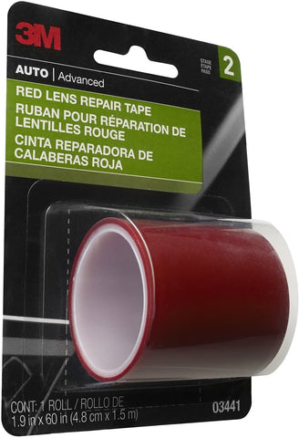 3M Red Lens Repair Tape, 03441, 1.875 in x 60 in
