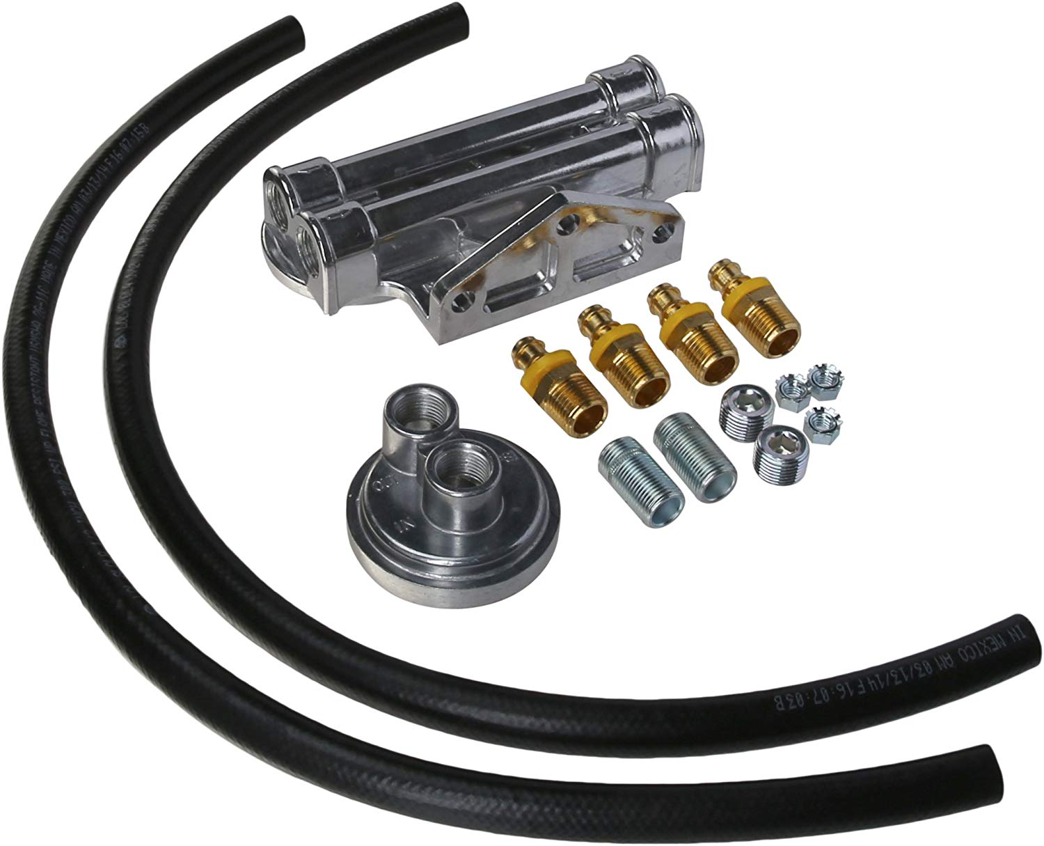 Trans-Dapt 1227 22mm Dual Oil Filter Relocator