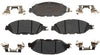 ACDelco 17D1649CH Professional Ceramic Front Disc Brake Pad Set