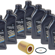 Genuine 0W-30 Twin Power Turbo 7 Liter Oil Change Kit For BMW